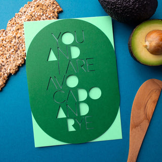 Avocado & Rye Sleeve Card