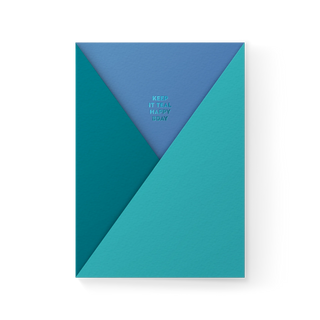 Teal Bday Pocket Card