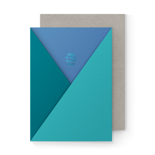 Teal Bday Pocket Card