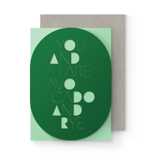 Avocado & Rye Sleeve Card