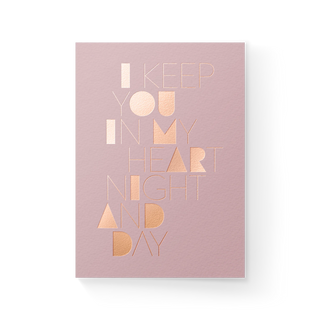 In My Heart Folded Card