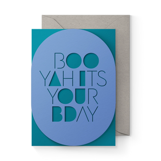 Booyah Bday Sleeve Card